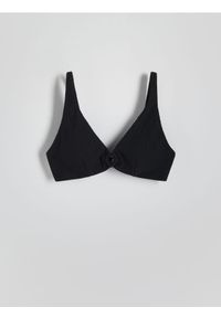 Reserved - Góra od bikini - czarny. Kolor: czarny. Materiał: dzianina