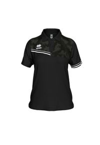 ERREA - Polo Errea Eden Polo Mc Reklama Damskie. Typ kołnierza: polo. Kolor: czarny #1