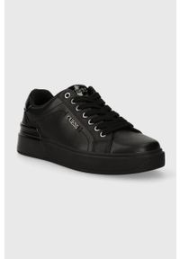 Guess sneakersy CORLINA kolor czarny FL8COA ELE12. Nosek buta: okrągły. Kolor: czarny. Materiał: guma #2