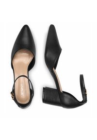 Jenny - JENNY Czółenka CEO-ANGEL WS210702-10 Czarny. Kolor: czarny. Materiał: materiał #9