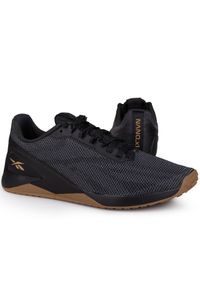 Buty męskie na trening Reebok NANO X1 GRIT. Kolor: brązowy, czarny, szary, wielokolorowy. Sport: fitness