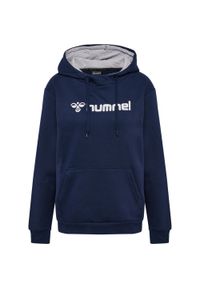 Bluza damska z kapturem Hummel Mover. Typ kołnierza: kaptur. Kolor: niebieski. Materiał: polar. Sezon: zima #1