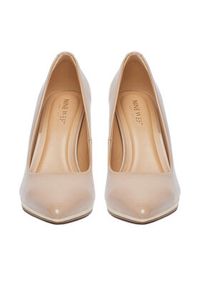 Nine West Szpilki EO-CD25-218-1 Beżowy. Kolor: beżowy. Materiał: materiał. Obcas: na szpilce #7