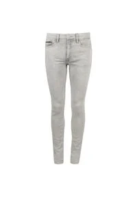 Calvin Klein Jeansy 'Skinny Narrow". Materiał: jeans. Wzór: aplikacja #1
