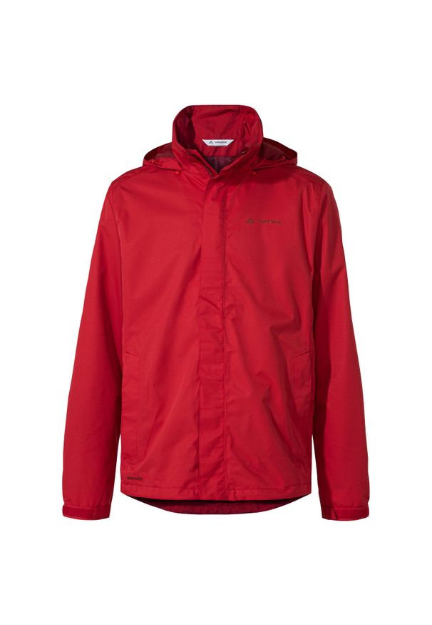 Kurtka przeciwdeszczowa męska Vaude Escape Light Jacket. Kolor: czerwony. Materiał: softshell. Sport: turystyka piesza