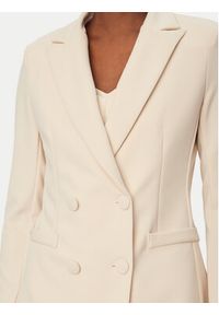 Rinascimento Marynarka CFC0128295003 Beżowy Slim Fit. Kolor: beżowy. Materiał: syntetyk #5