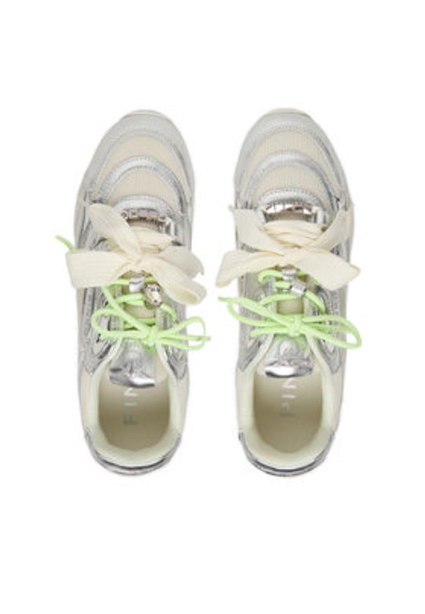 Pinko - PINKO Sneakersy Yulia 01 SS0185 P146 Srebrny. Kolor: srebrny. Materiał: materiał
