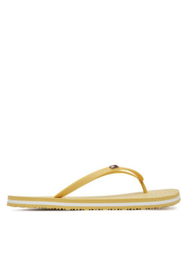 TOMMY HILFIGER - Tommy Hilfiger Japonki FW0FW08518 Żółty. Kolor: żółty. Materiał: syntetyk