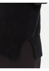 Kontatto Sweter 3M0915C Czarny Regular Fit. Kolor: czarny. Materiał: syntetyk #4