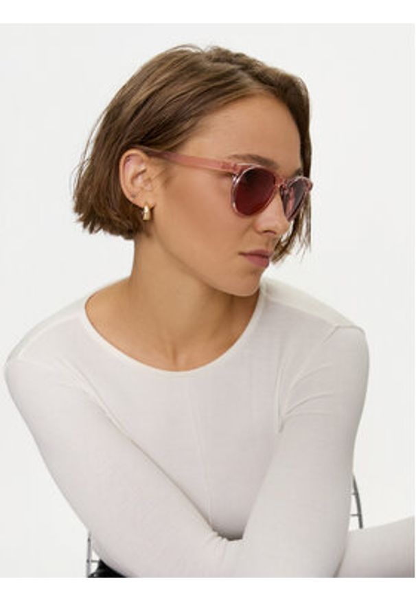 Nike Okulary przeciwsłoneczne DJ9920 Różowy. Kolor: różowy