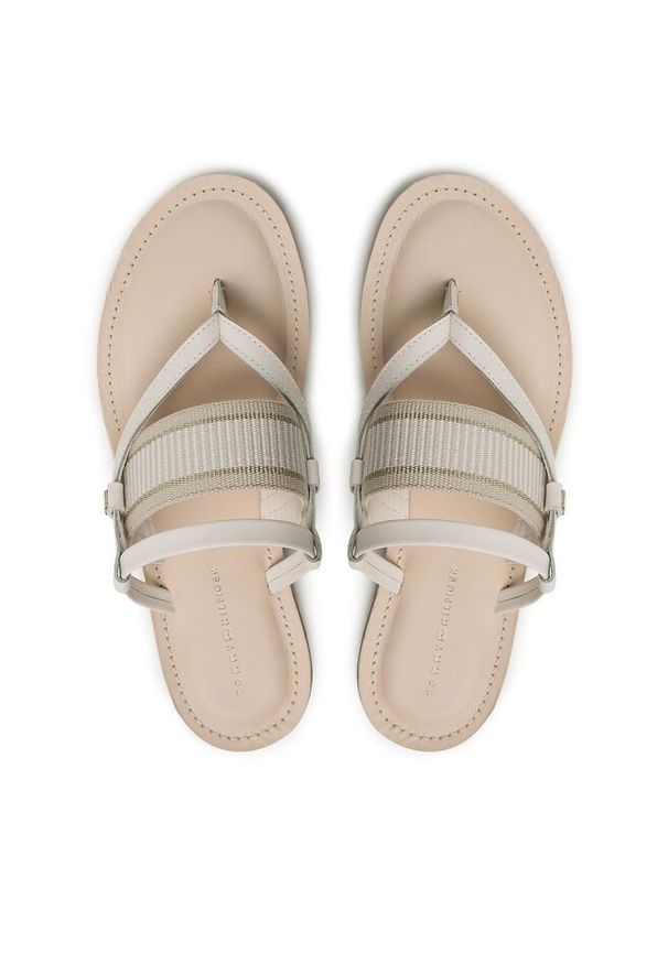 TOMMY HILFIGER - Japonki Tommy Hilfiger. Kolor: biały