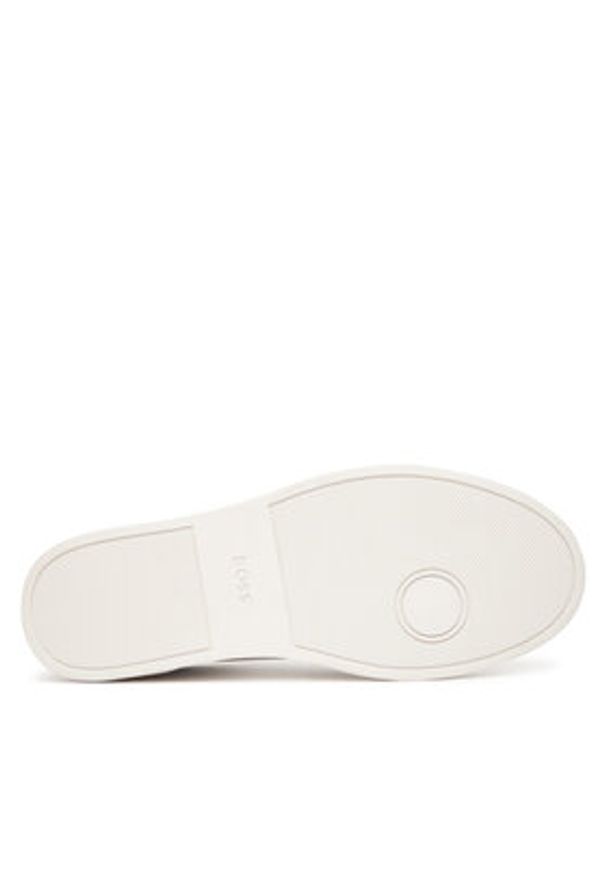 BOSS Sneakersy Kieran 50548716 Biały. Kolor: biały. Materiał: skóra