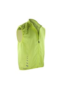 SPIRO - Bezrękawnik Unisex Dla Dorosłych Bikewear Crosslite. Kolor: zielony, żółty, wielokolorowy. Długość rękawa: bez rękawów