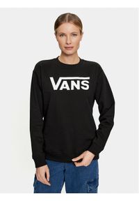 Vans Bluza Classic V Bff Crew VN000A5Q Czarny Regular Fit. Kolor: czarny. Materiał: syntetyk, bawełna