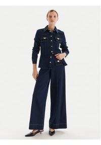 Fracomina Jeansy FS25WV3004W78201 Granatowy Wide Leg. Kolor: niebieski #4