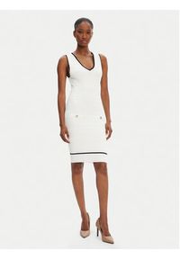 Guess Sukienka codzienna 5RGK99 5640Z Écru Regular Fit. Okazja: na co dzień. Materiał: wiskoza. Typ sukienki: proste. Styl: casual #5