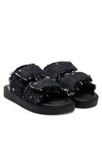 Inuikii Klapki Classic Jeans Velcro 70104-143 Czarny. Kolor: czarny. Materiał: materiał #6