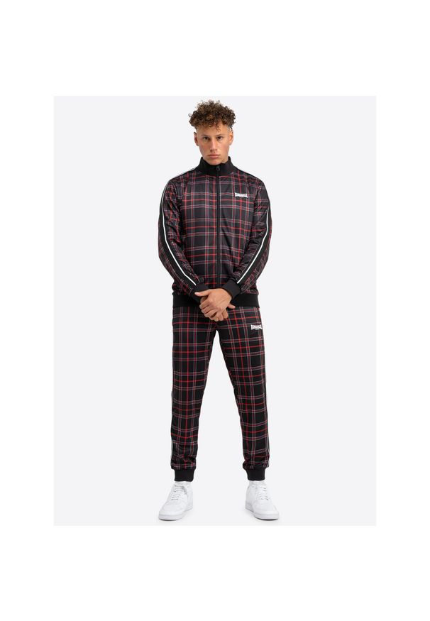 Dres Lonsdale Welwyn. Kolor: wielokolorowy, czarny, czerwony. Materiał: dresówka. Sport: fitness