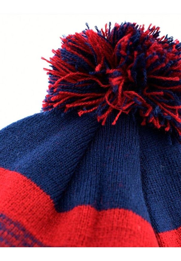 Czapka FC Barcelona dziecięca beanie - oficjalna licencjonowana. Kolor: niebieski
