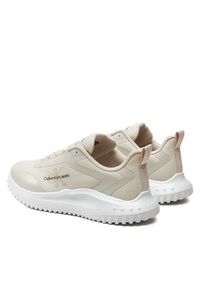 Calvin Klein Jeans Sneakersy Eva Runner Low Lace Mix Ml Wn YW0YW01442 Beżowy. Kolor: beżowy #4