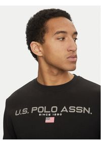 U.S. Polo Assn. Bluza MUP1645 Czarny Regular Fit. Typ kołnierza: polo. Kolor: czarny. Materiał: bawełna #4
