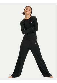 Roxy Spodnie dresowe Rise & Vibe New Rib ERJNP03673 Czarny Relaxed Fit. Kolor: czarny. Materiał: wiskoza #3