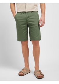 Lee - LEE MĘSKIE SZORTY MATERIAŁOWE LEE REGULAR CHINO SHORT OLIVE GROVE 112351272. Materiał: materiał #1