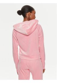 Juicy Couture Bluza Madison JCWAS23329 Różowy Slim Fit. Kolor: różowy. Materiał: syntetyk #4