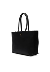 TOMMY HILFIGER - Tommy Hilfiger Torebka Th Logotape Tote AW0AW18742 Czarny. Kolor: czarny. Materiał: skórzane #5