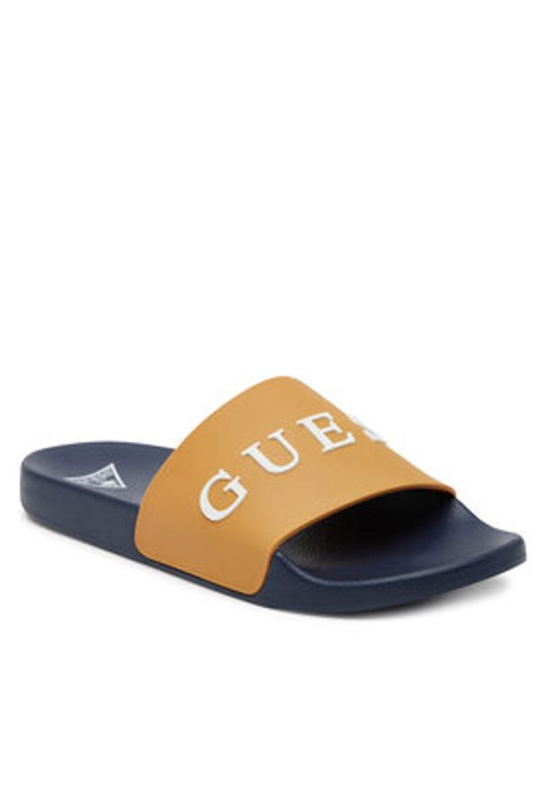 Guess Klapki F5GZ06 BB00F Brązowy. Kolor: pomarańczowy