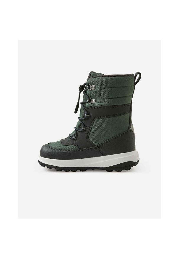 Buty dla dzieci Reima Laplander 2.0. Kolor: zielony. Sezon: zima. Sport: turystyka piesza