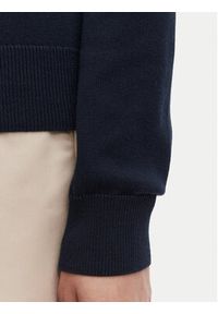 Beverly Hills Polo Club Sweter P-SS26W-M536563 Granatowy Regular Fit. Typ kołnierza: polo. Kolor: niebieski. Materiał: bawełna #5