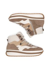 Rieker Revolution Lifestyle Sneakersy W0970-64 Beżowy. Kolor: beżowy. Materiał: zamsz, skóra #3