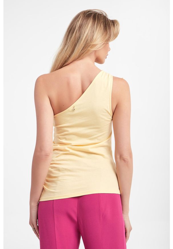 Patrizia Pepe - Top damski z broszką PATRIZIA PEPE