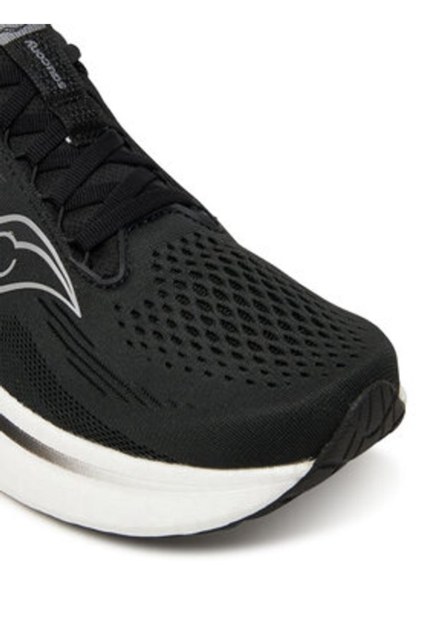Saucony Buty do biegania Ride 18 S11000 Czarny. Kolor: czarny. Materiał: materiał