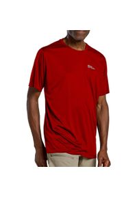 Koszulka trekkingowa męska Jack Wolfskin Tech T. Kolor: czerwony. Sport: turystyka piesza
