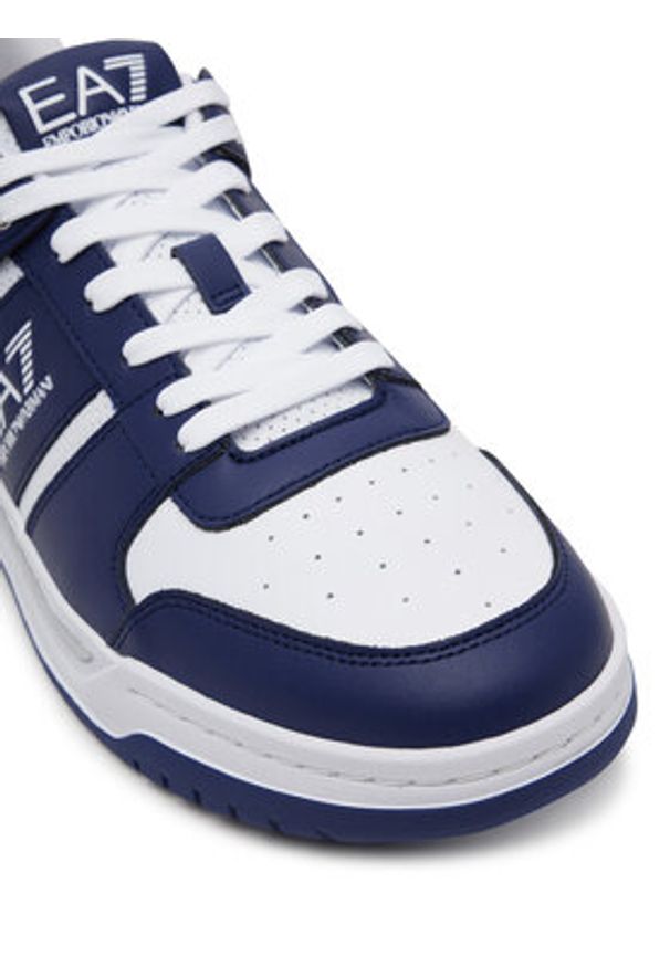 EA7 Emporio Armani Sneakersy X8X234 XK422 U458 Granatowy. Kolor: niebieski. Materiał: skóra
