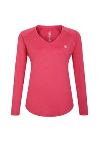 DARE 2B - Damska Koszulka Z Długim Rękawem Discern. Kolor: różowy. Długość rękawa: długi rękaw. Długość: długie. Sport: turystyka piesza #1