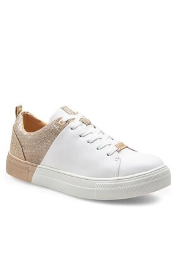 DeeZee Sneakersy WS2158-07 Biały. Kolor: biały. Materiał: skóra