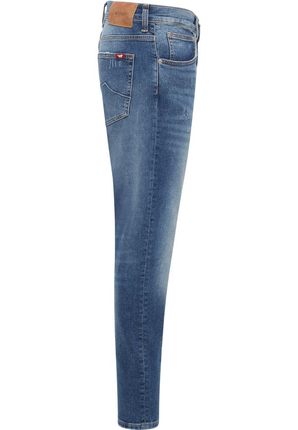 Męskie Spodnie Jeansowe Mustang Style Toledo Tapered Denim Blue 1016325 5000 434