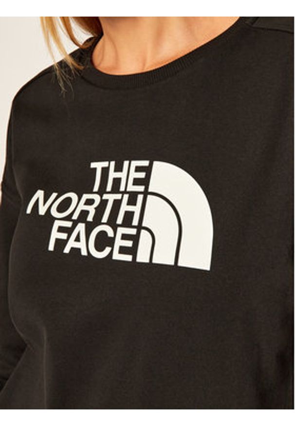 The North Face Bluza Drew Peak Crew NF0A3S4G Czarny Regular Fit. Kolor: czarny. Materiał: bawełna
