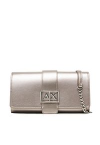 Armani Exchange Torebka XW000358 AF12039 U8097 Srebrny. Kolor: srebrny. Materiał: skórzane