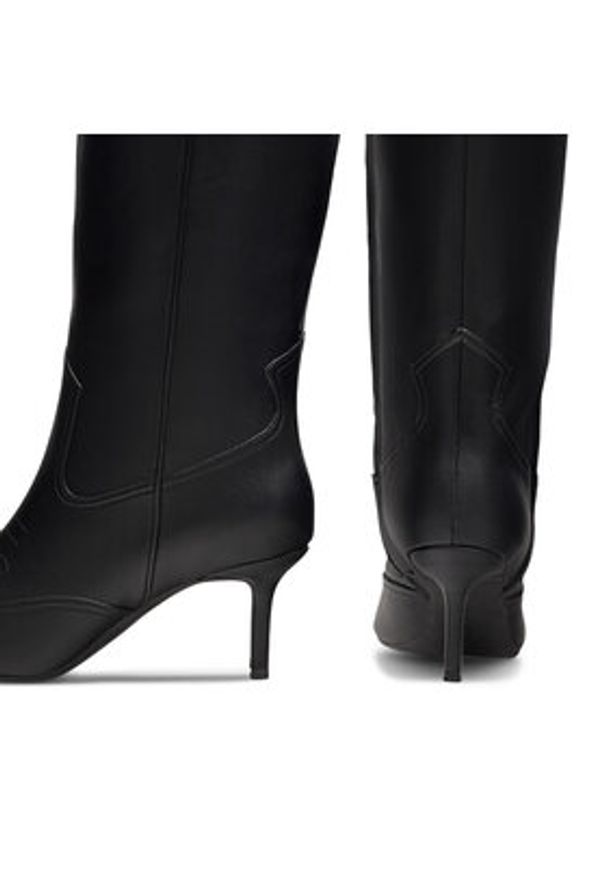 Nine West Kowbojki ZARIYA 909001 Czarny. Kolor: czarny. Materiał: skóra