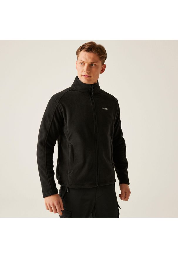 Polar turystyczny męski Regatta Hedman II. Kolor: czarny. Materiał: polar. Sport: turystyka piesza
