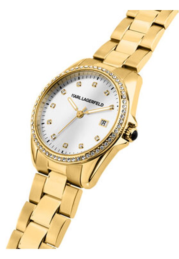 Karl Lagerfeld - KARL LAGERFELD Zegarek R0553101505 Złoty. Kolor: złoty