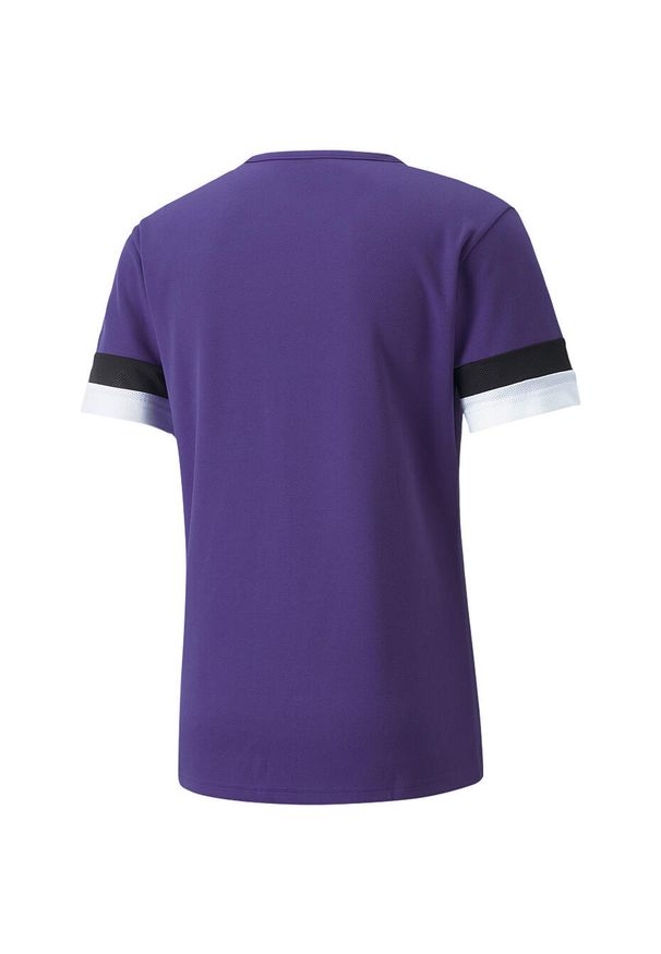 Puma - Koszulka piłkarska męska PUMA teamRISE Jersey. Kolor: fioletowy. Materiał: jersey. Sport: piłka nożna