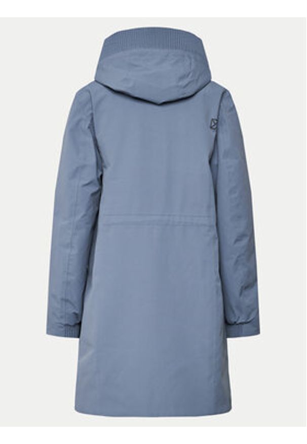 Didriksons Parka Bente Wns Parka 504921 Niebieski Regular Fit. Kolor: niebieski. Materiał: syntetyk