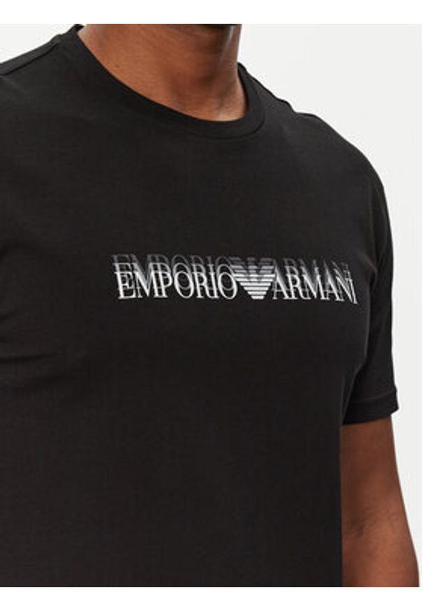 Emporio Armani Underwear T-Shirt EM000574 AF12349 FC113 Czarny Regular Fit. Kolor: czarny. Materiał: bawełna
