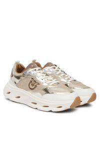 Pinko - PINKO Sneakersy Pink 09 SS0167 P144 Beżowy. Kolor: beżowy. Materiał: skóra #2
