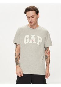 GAP - Gap T-Shirt 471777-06 Szary Regular Fit. Kolor: szary. Materiał: bawełna
